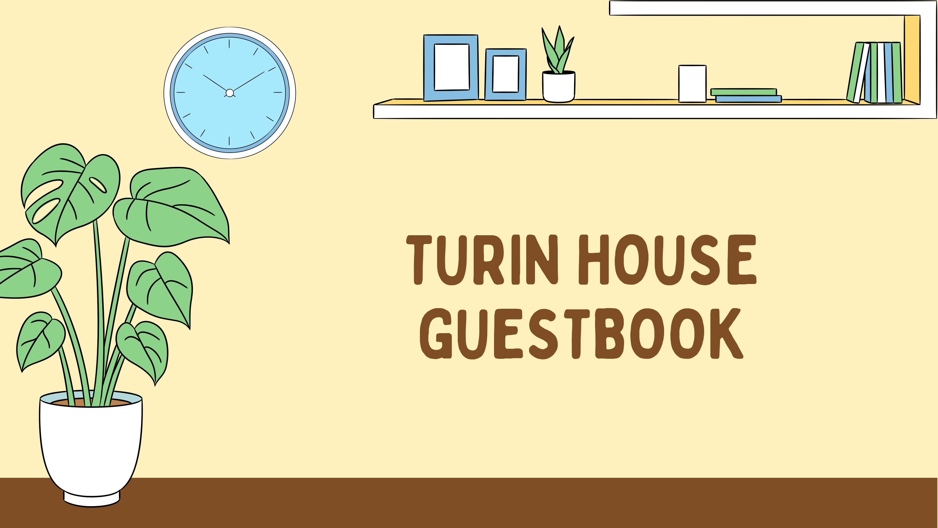 My house offline guestbook